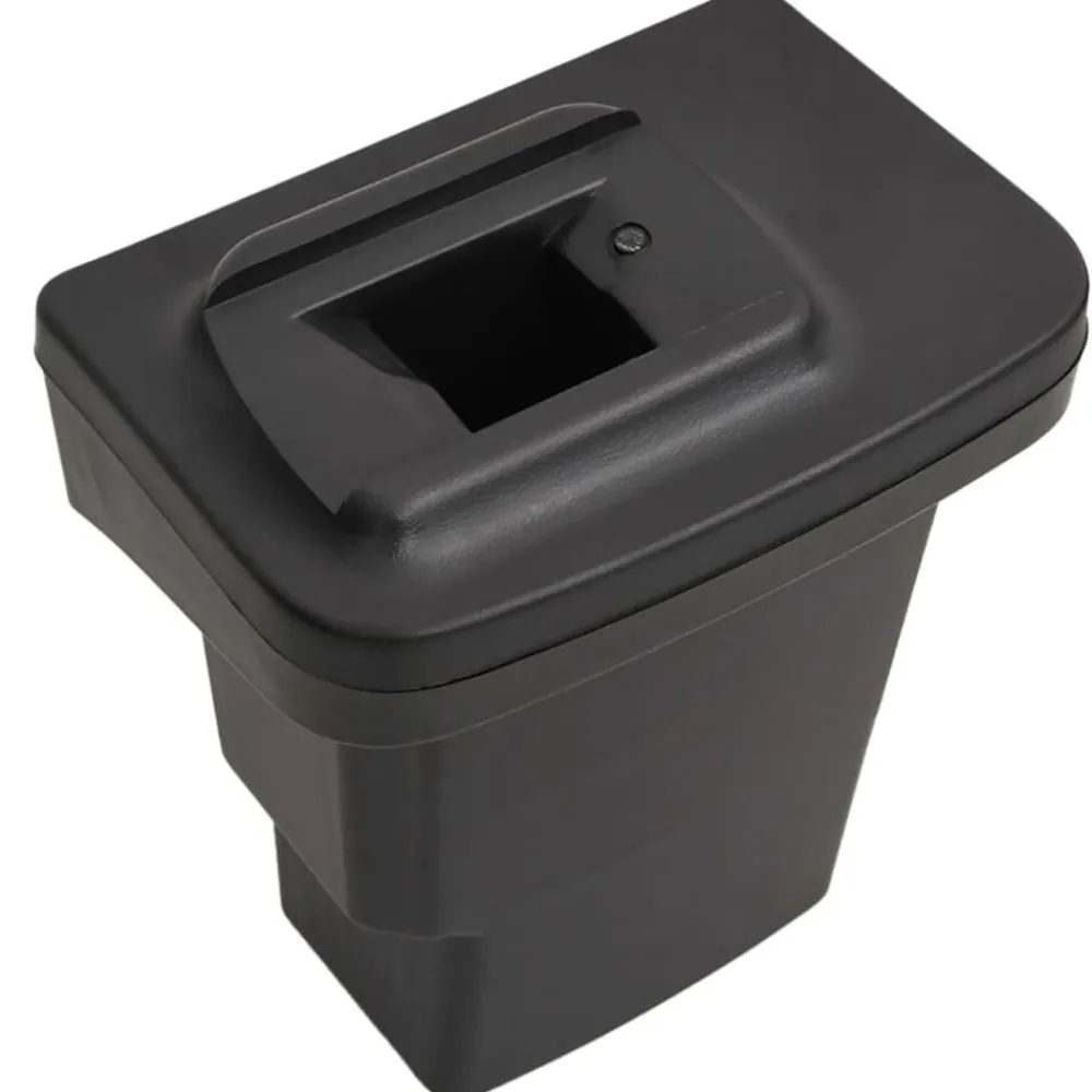 vidaXL Reposabrazos para coche ABS negro 17x32x(37-53) cm New