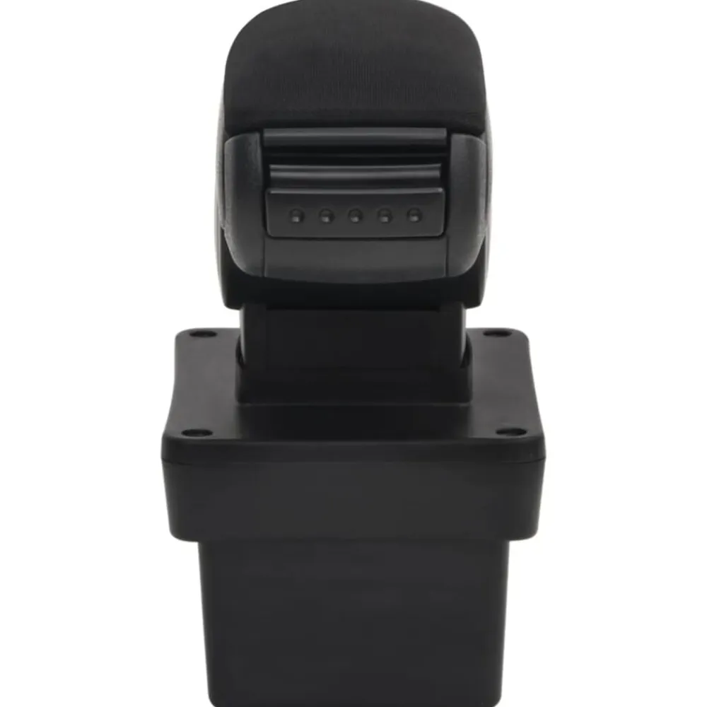 vidaXL Piezas Y Accesorios Para Vehículos-Reposabrazos para coche ABS negro 17x40x(31-49) cm