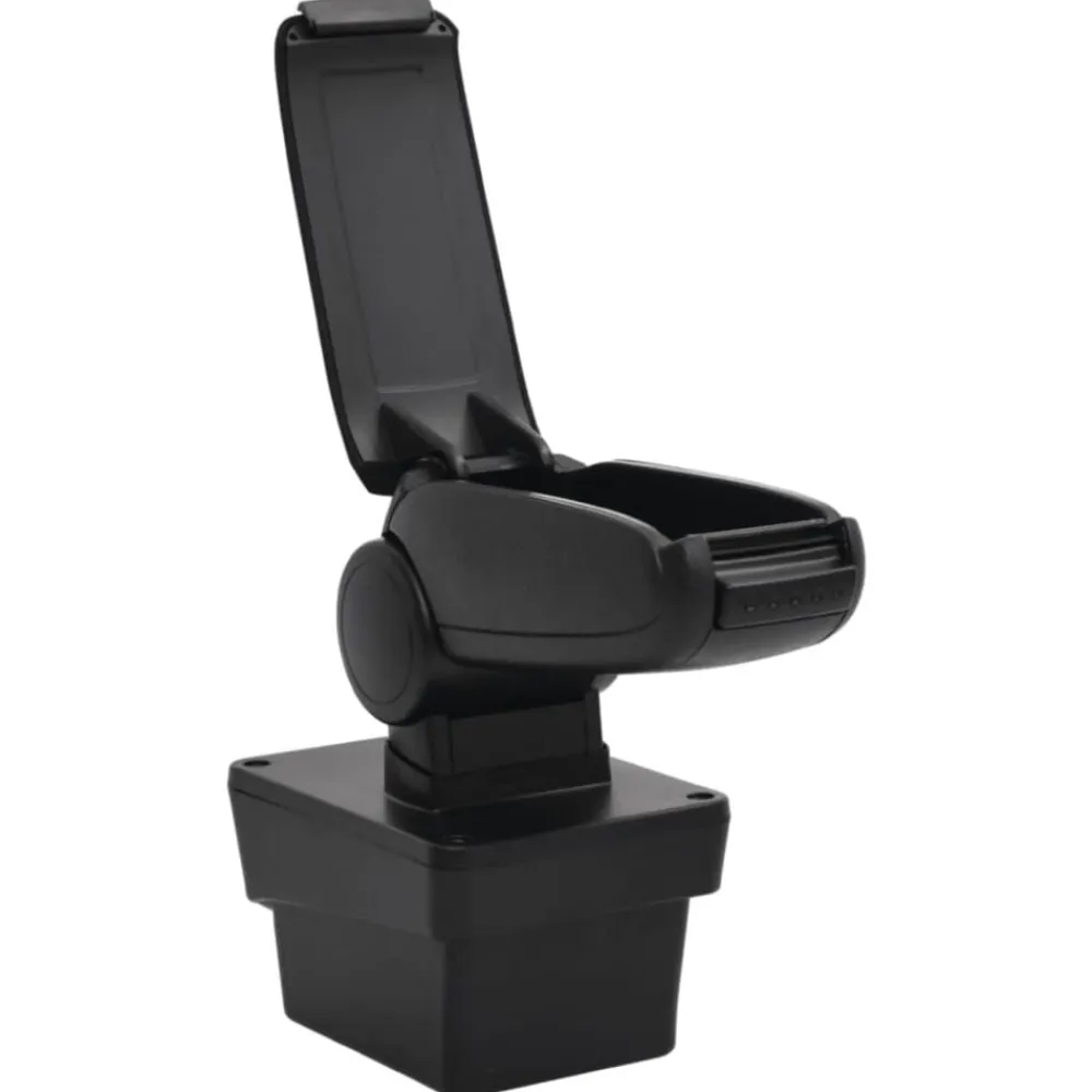 vidaXL Piezas Y Accesorios Para Vehículos-Reposabrazos para coche ABS negro 17x40x(31-49) cm