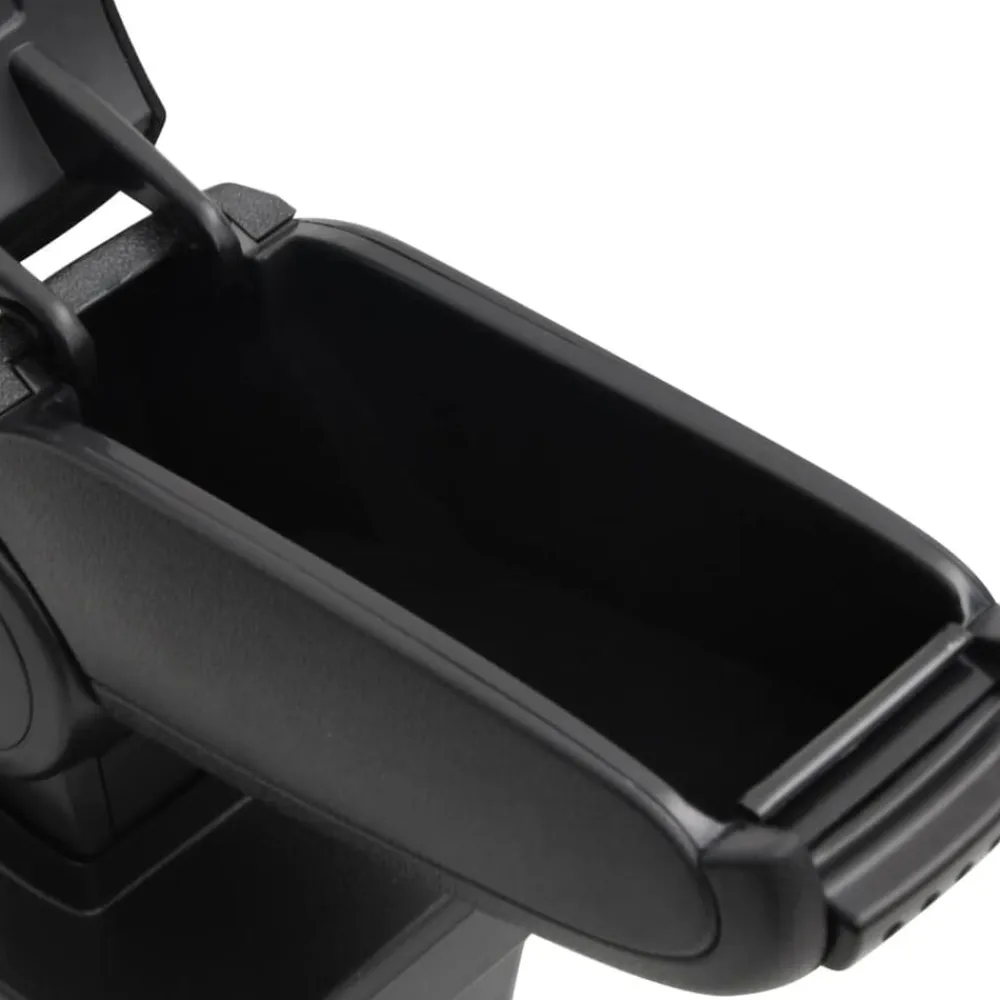 vidaXL Piezas Y Accesorios Para Vehículos-Reposabrazos para coche ABS negro 17x40x(31-49) cm