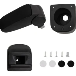vidaXL Piezas Y Accesorios Para Vehículos-Reposabrazos para coche ABS negro 12x34x(35-47) cm