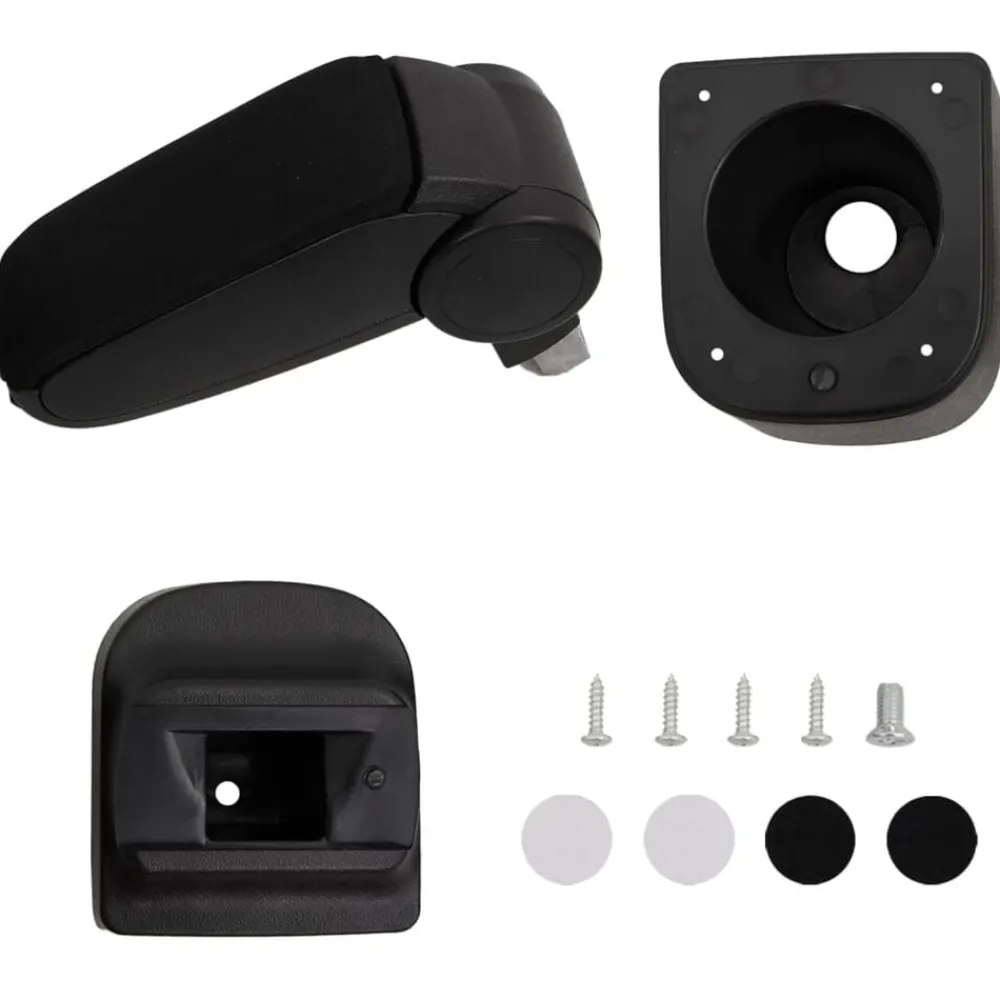 vidaXL Piezas Y Accesorios Para Vehículos-Reposabrazos para coche ABS negro 12x34x(35-47) cm
