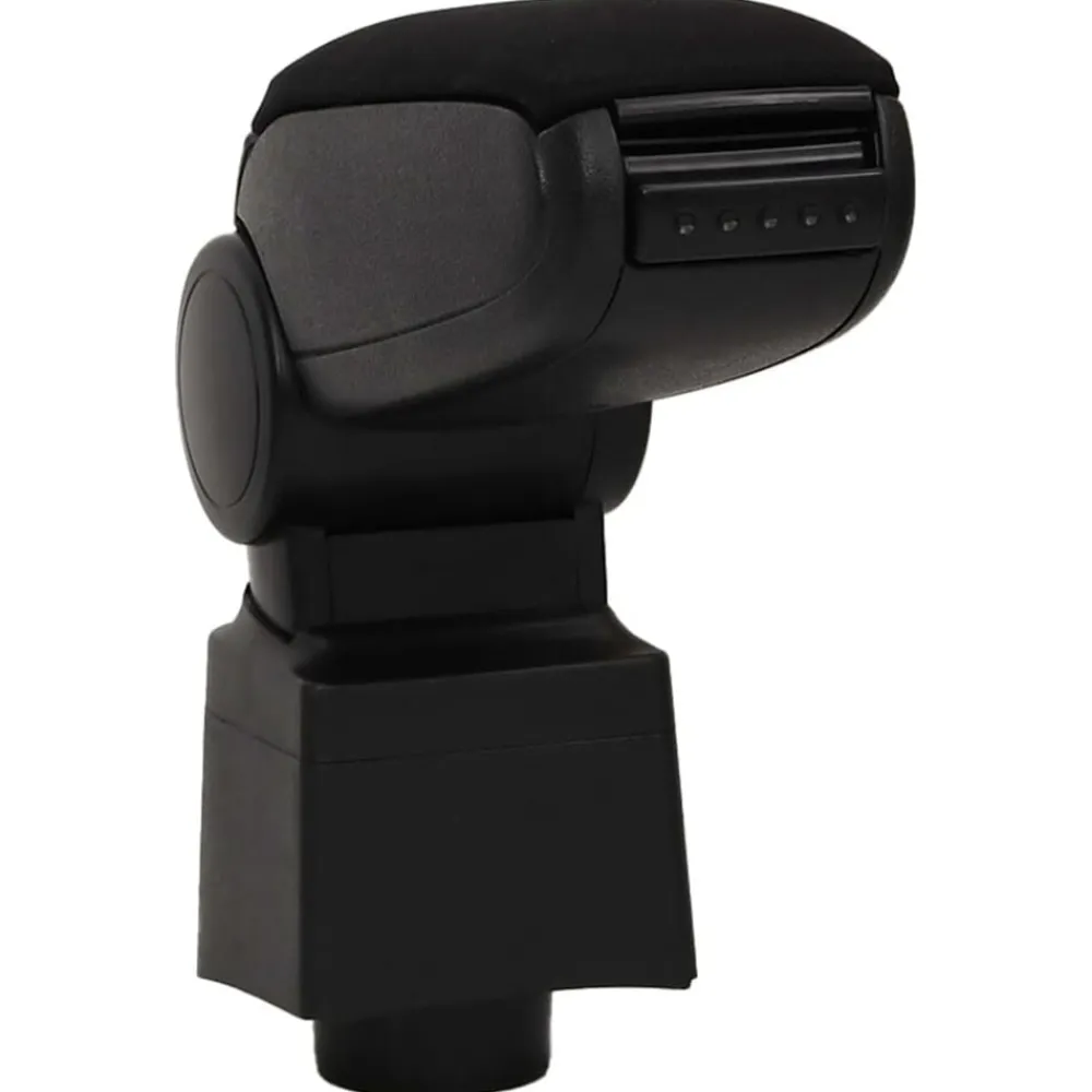 vidaXL Piezas Y Accesorios Para Vehículos-Reposabrazos para coche ABS negro 12x34x(35-47) cm