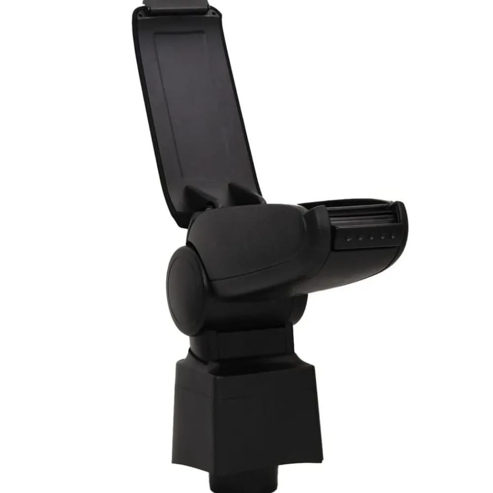 vidaXL Piezas Y Accesorios Para Vehículos-Reposabrazos para coche ABS negro 12x34x(35-47) cm