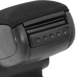 vidaXL Piezas Y Accesorios Para Vehículos-Reposabrazos para coche ABS negro 12x34x(35-47) cm