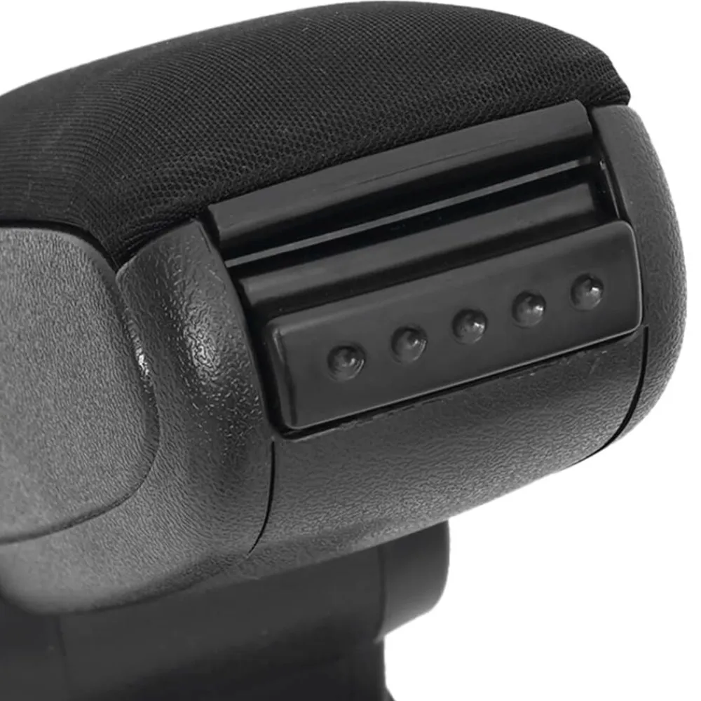 vidaXL Piezas Y Accesorios Para Vehículos-Reposabrazos para coche ABS negro 12x34x(35-47) cm