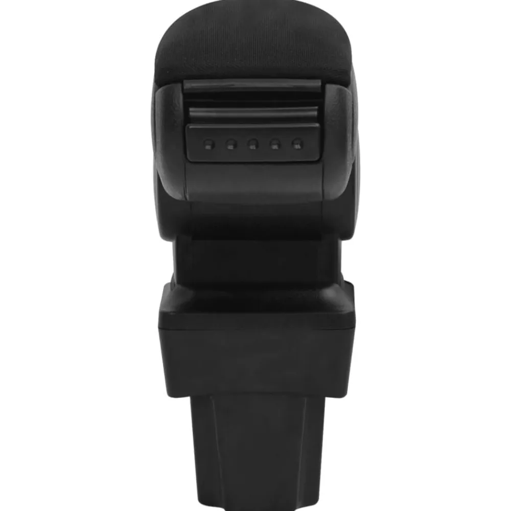vidaXL Reposabrazos para coche ABS negro 11,5x32x(30-50) cm Clearance