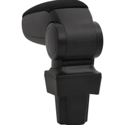 vidaXL Reposabrazos para coche ABS negro 11,5x32x(30-50) cm Clearance