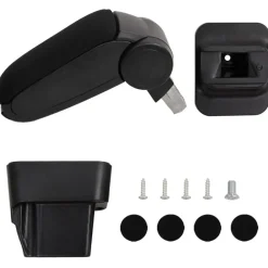 vidaXL Piezas Y Accesorios Para Vehículos-Reposabrazos para coche ABS negro 13x34x(33-46) cm