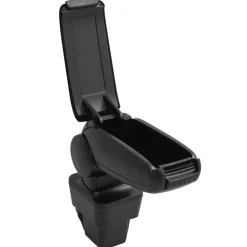 vidaXL Piezas Y Accesorios Para Vehículos-Reposabrazos para coche ABS negro 13x34x(33-46) cm