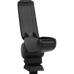 vidaXL Reposabrazos para coche ABS negro 12x33x(24-42) cm Outlet