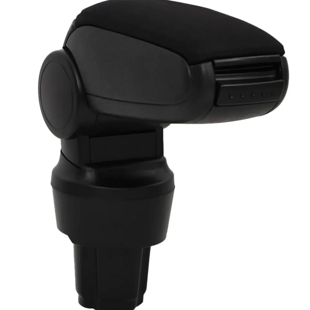 vidaXL Reposabrazos para coche ABS negro 13x33x(33-49) cm Discount