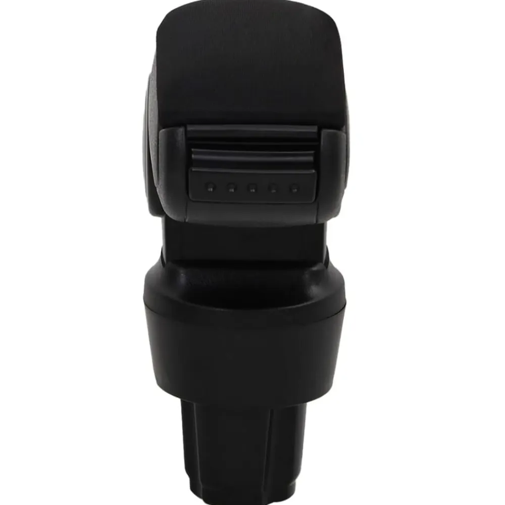 vidaXL Reposabrazos para coche ABS negro 13x33x(33-49) cm Discount