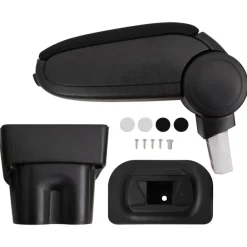 vidaXL Piezas Y Accesorios Para Vehículos-Reposabrazos para coche ABS negro 17x32x(35,5-52) cm