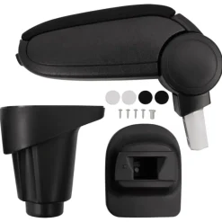vidaXL Reposabrazos para coche ABS negro 14x35x(37-53) cm Sale