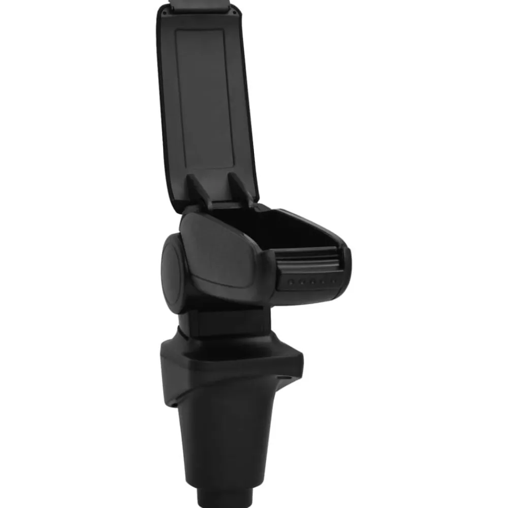 vidaXL Reposabrazos para coche ABS negro 14x35x(37-53) cm Sale
