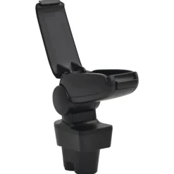 vidaXL Piezas Y Accesorios Para Vehículos-Reposabrazos para coche ABS negro 12x36x(33,5-48) cm