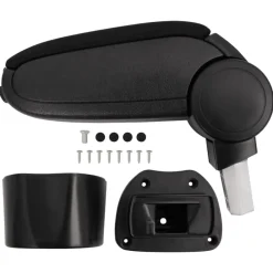 vidaXL Piezas Y Accesorios Para Vehículos-Reposabrazos para coche ABS negro 14,5x31,5x(30-48) cm