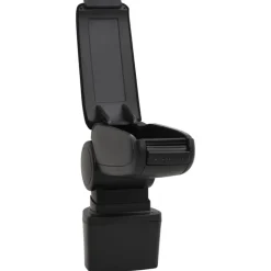 vidaXL Piezas Y Accesorios Para Vehículos-Reposabrazos para coche ABS negro 14,5x31,5x(30-48) cm