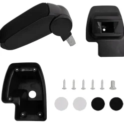 vidaXL Reposabrazos para coche ABS negro 15x35x(33-49,5) cm Hot