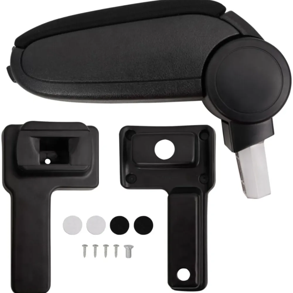 vidaXL Piezas Y Accesorios Para Vehículos-Reposabrazos para coche ABS negro 14,5x32x(27-46) cm