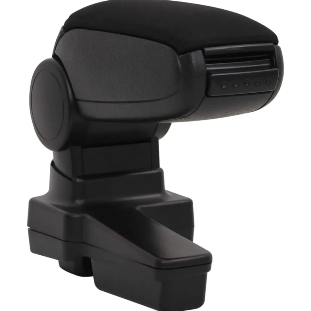 vidaXL Piezas Y Accesorios Para Vehículos-Reposabrazos para coche ABS negro 14,5x32x(27-46) cm