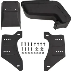 vidaXL Reposabrazos universal para coche ABS negro 14x30x(32-48,5) cm Best