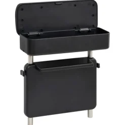 vidaXL Piezas Y Accesorios Para Vehículos-Reposabrazos universal para coche ABS negro 23x8x(30-38) cm