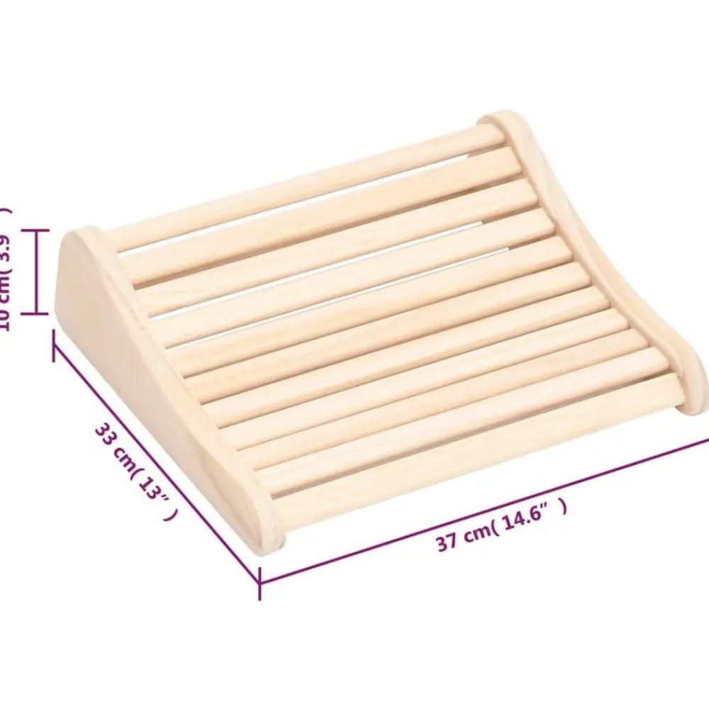 vidaXL Reposacabezas para sauna madera maciza de pino Best