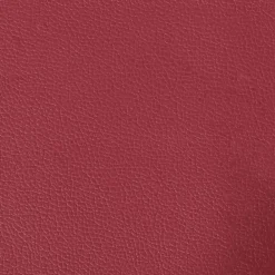 vidaXL Otomanas-Reposapiés de cuero sintético rojo tinto 60x50x41 cm