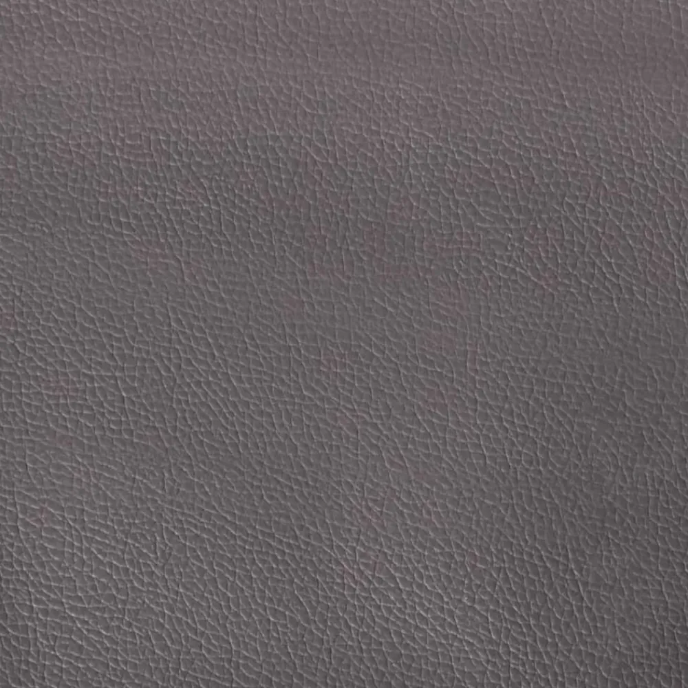 vidaXL Reposapiés de cuero sintético 77x55x31 cm Gris Sale
