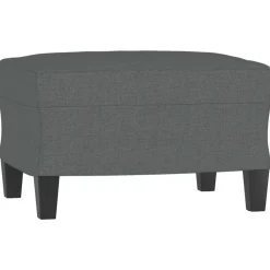 vidaXL Reposapiés de tela 60x50x41 cm Gris oscuro Best