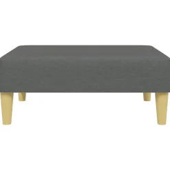 vidaXL Otomanas-Reposapiés de tela 77x55x31 cm