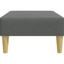 vidaXL Otomanas-Reposapiés de tela 77x55x31 cm