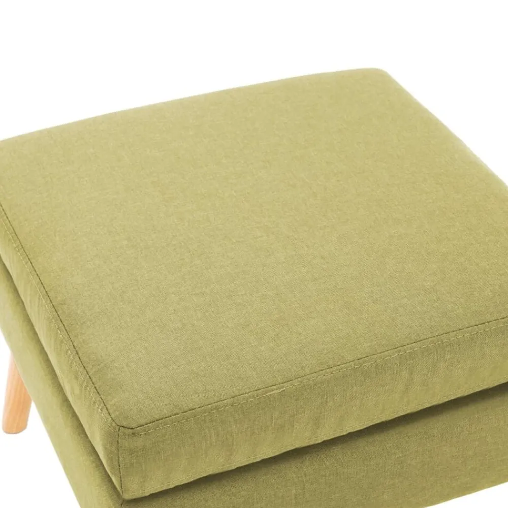 vidaXL Reposapiés de tela Verde Online