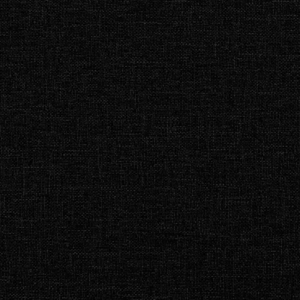 vidaXL Reposapiés de tela 77x55x31 cm Negro