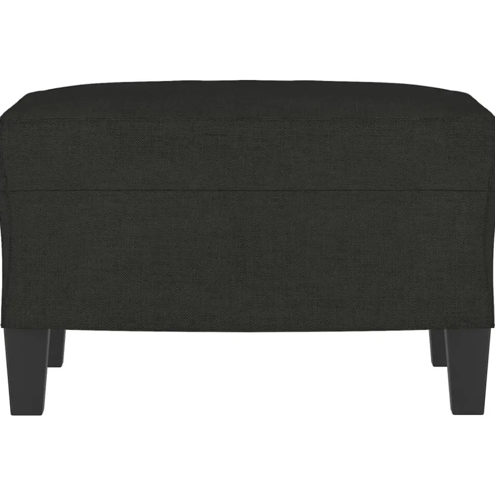 vidaXL Otomanas-Reposapiés de tela 60x50x41 cm