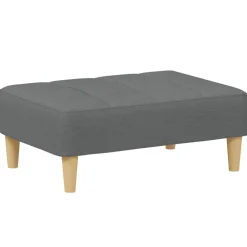 vidaXL Otomanas-Reposapiés de tela 77x55x31 cm