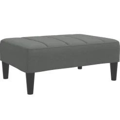 vidaXL Otomanas-Reposapiés de tela 77x55x31 cm