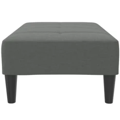 vidaXL Otomanas-Reposapiés de tela 77x55x31 cm