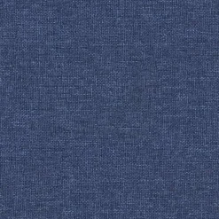 vidaXL Otomanas-Reposapiés de tela y cuero sintético azul 60x60x36 cm