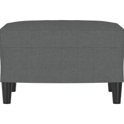 vidaXL Otomanas-Reposapiés de tela 60x50x41 cm