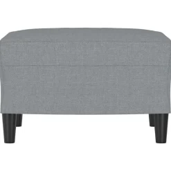 vidaXL Otomanas-Reposapiés de tela 60x50x41 cm