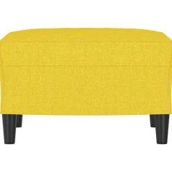 vidaXL Otomanas-Reposapiés de tela 60x50x41 cm