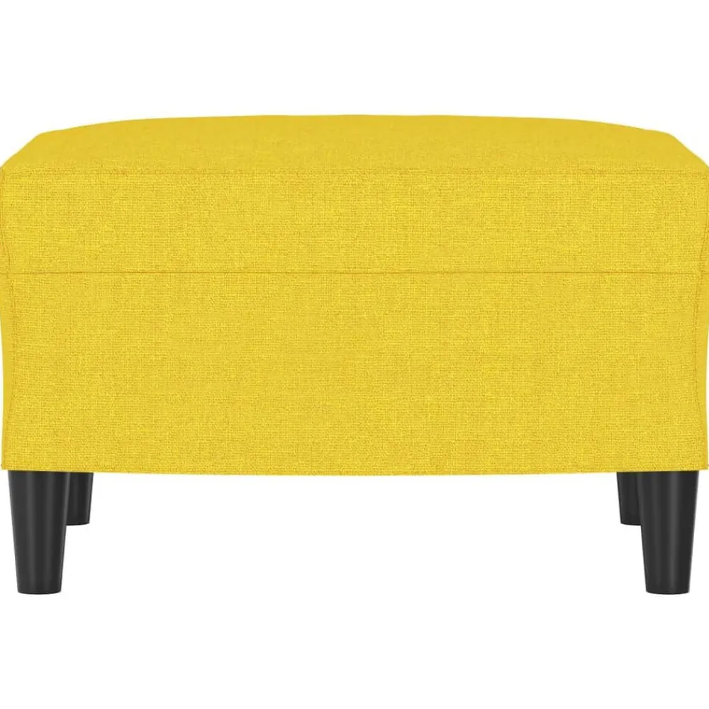 vidaXL Otomanas-Reposapiés de tela 60x50x41 cm