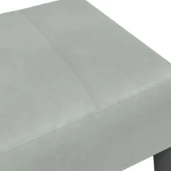 vidaXL Otomanas-Reposapiés de terciopelo 77x55x31 cm