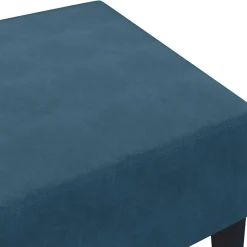 vidaXL Reposapiés de terciopelo 77x55x31 cm Azul Discount