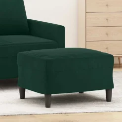 vidaXL Otomanas-Reposapiés de terciopelo 60x50x41 cm