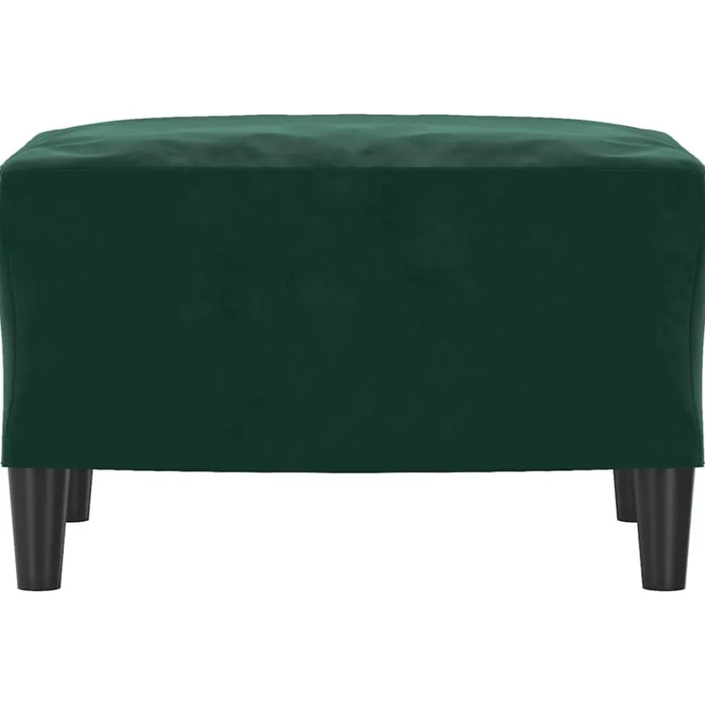 vidaXL Otomanas-Reposapiés de terciopelo 60x50x41 cm