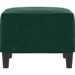 vidaXL Otomanas-Reposapiés de terciopelo 60x50x41 cm